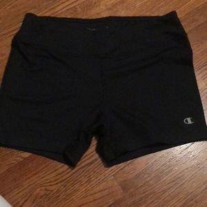 black champion bike shorts